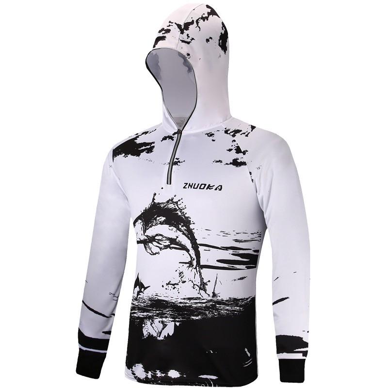 Chemise de pêche respirante à séchage rapide Protection UV Sport de plein air Maillot Cyclisme Randonnée Pêche