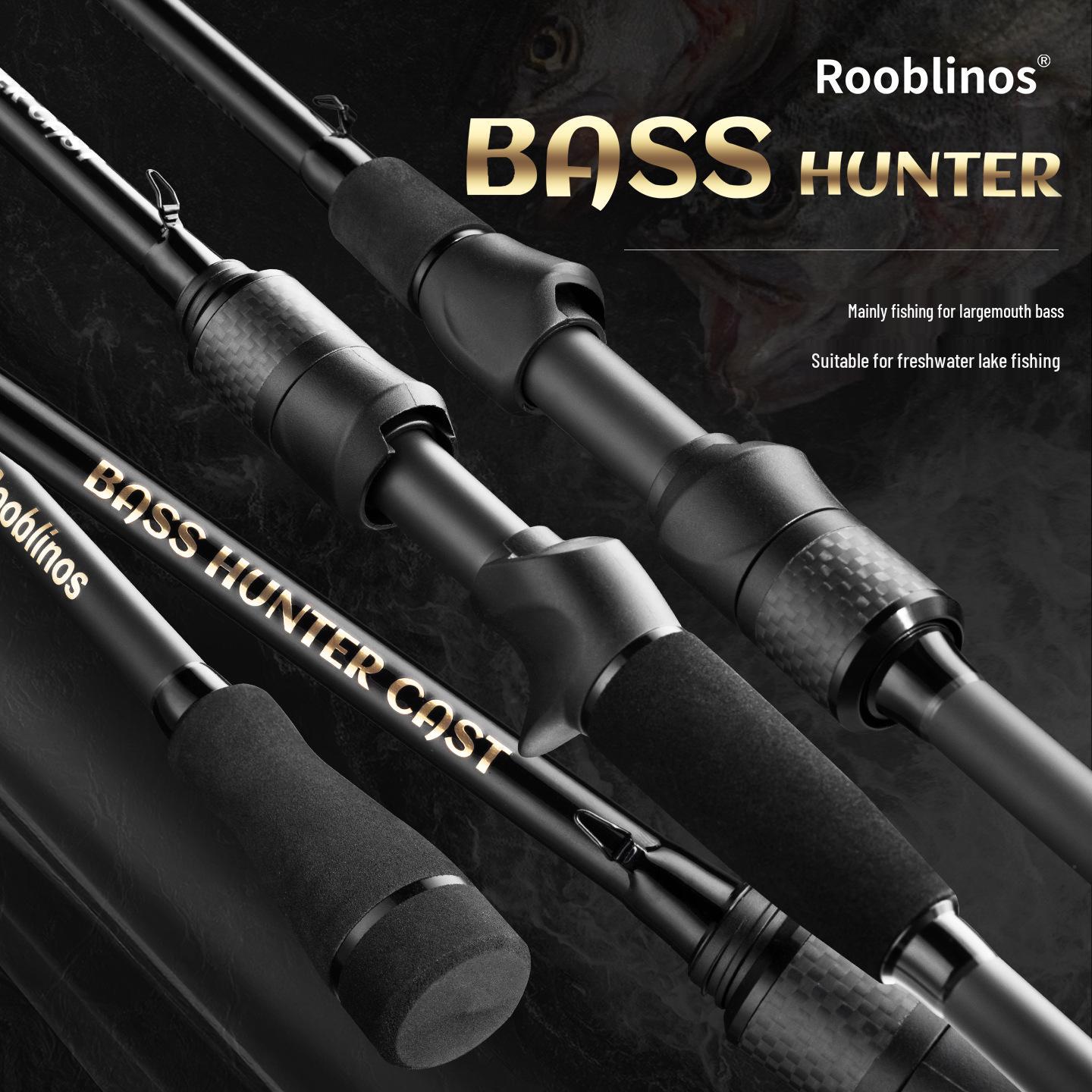 Shuimu 2026 Bass Fishing Rod - Versatile Micro-Lure Rod for Asp and Black Bass 6 9 Straight Handle