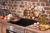 Glass Stove Protection Plate 70x52 Wood