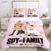 Spy X Family Cartoon Cute All Season Duvet Cover Comforter Bedding Set Soft Quilt Cover And Pillowcases Single/Double/Queen/King