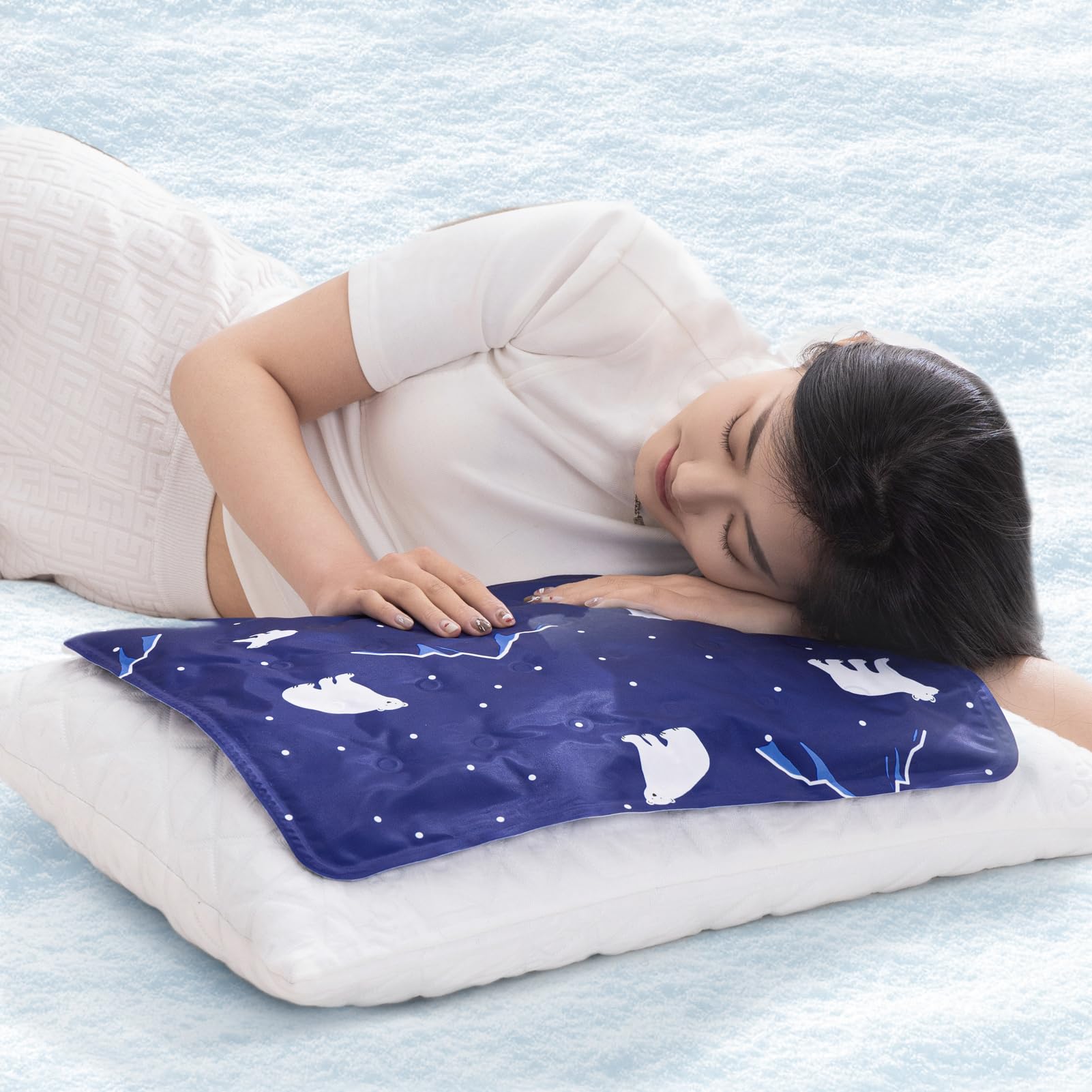 

Ashler Охлаждающий гель Мгновенное охлаждение Лето Охлаждение Охлаждение Охлаждение Выгодная цена 50 x 40 Темно-синий Коврик с белым медведем, Коврик, Прикосновение, Охлаждение, Коврик, Коврик, Подкладка,