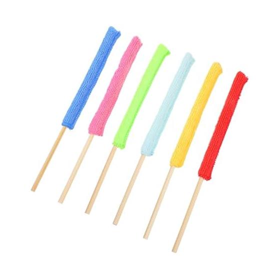 SECFOU 6-Pack Multipurpose Cleaning Stick, Glass Bottle Brush, Gap Cleaning Goods, Kitchen Cleaning, Dust Removal, Laundry Cleaner, Easy Cleaning,