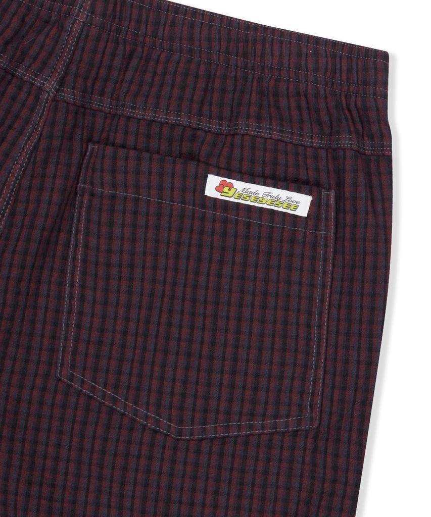 YESEYESEE Flannel Easy Shorts Black