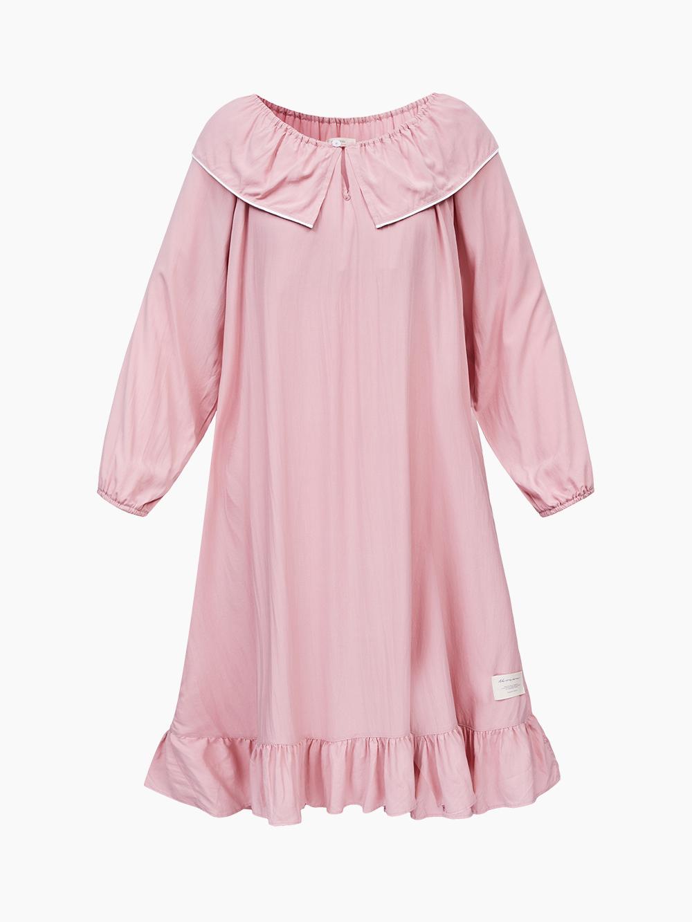 

Пижама цельная с оборками из искусственного шелка (2 ЦВЕТА) Pink FREE
