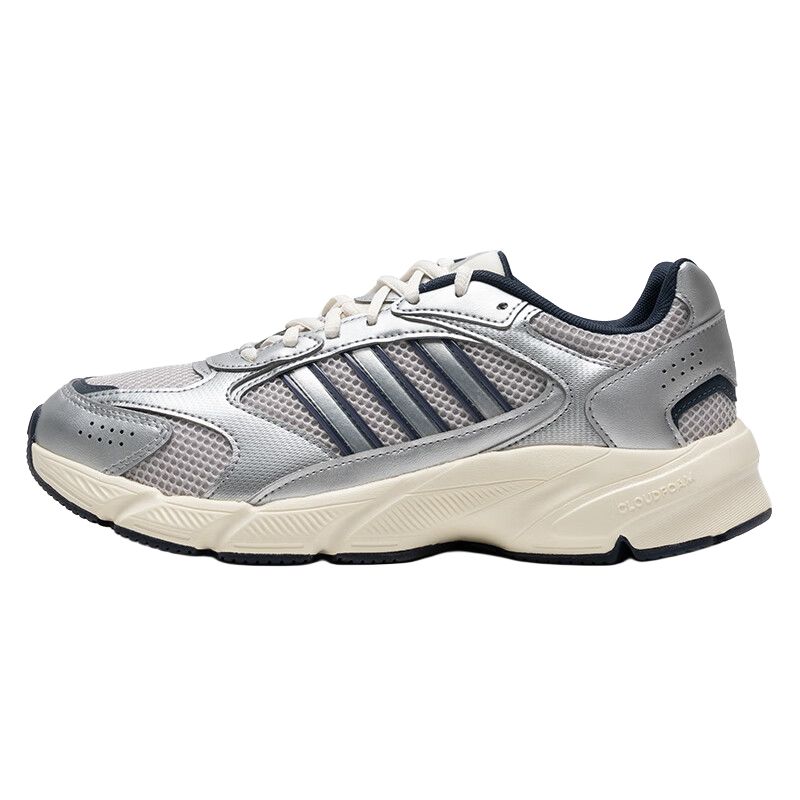 Adidas Crazychaos 2000 Comfortable Fashion Fabric Synthetic Leather Low Top Casual Running Shoes Men Sneakers Silver Gray JP8052