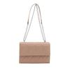 Spring and summer new fashion temperament diamond messenger bag shoulder bag women's commuter work bag small square bag