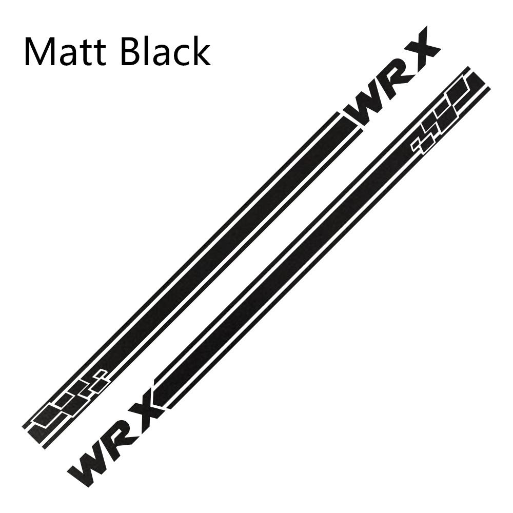 2Pcs For Subaru WRX Car Door Side Stripes Stickers Vinyl Film Auto DIY Sports Styling Decals Automobile Car Tuning Accessories