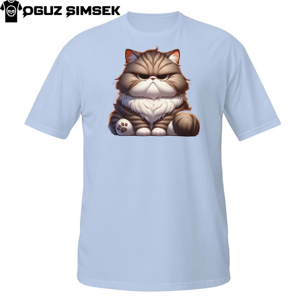 

Royal Grumpy Cat T-Shirt – Fluffy Persian Cartoon with No-Nonsense Energy 3XL