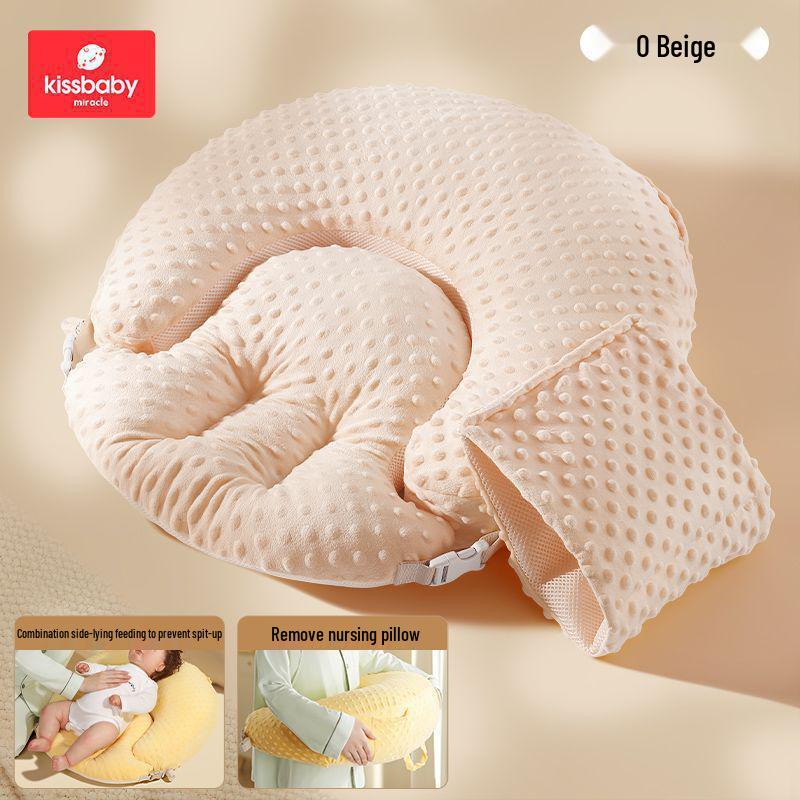 Postpartum Breastfeeding Support Pillow: Lying Down, Waist Support, Baby Holder, Sleep Wrap-Around Backrest