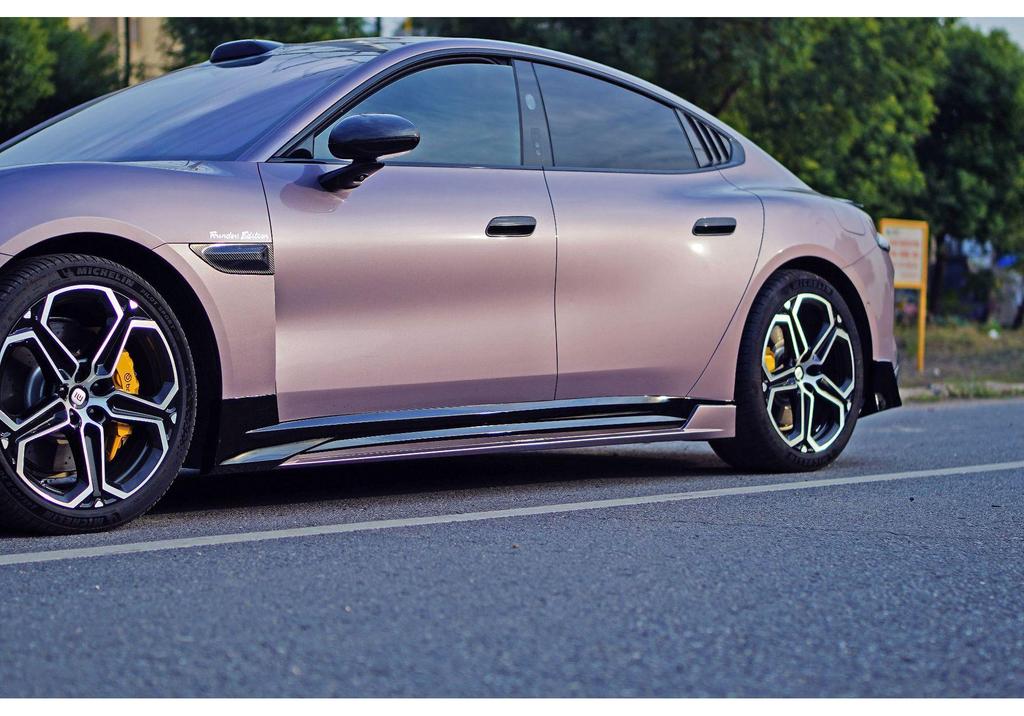Fits Xiaomi SU7: MC Style Rear Spoiler, Front Lip, Side Skirts, Rear Bumper, and Diffuser Kit