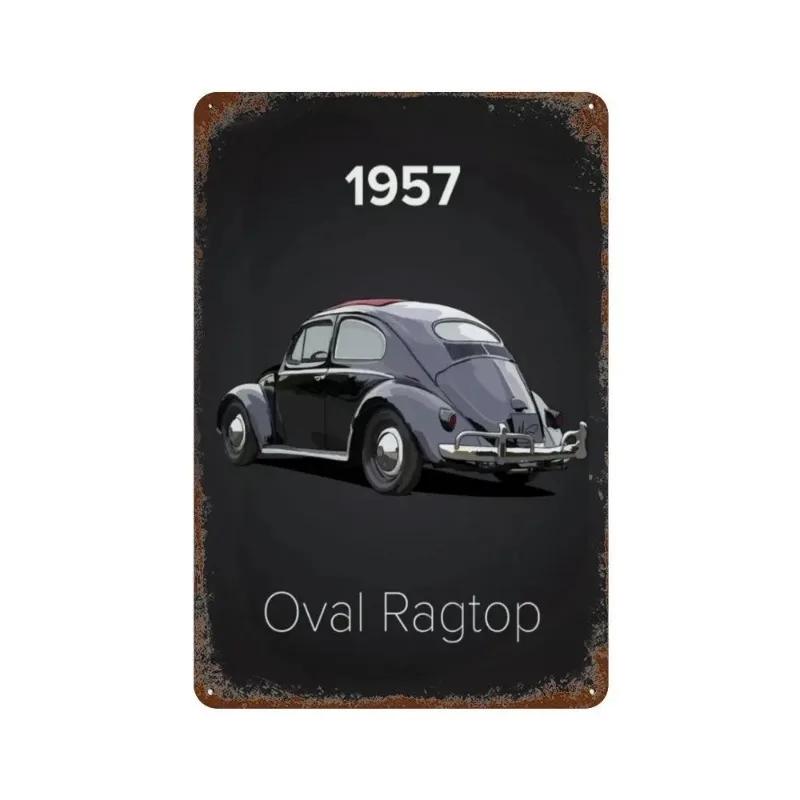 Metal Tin Poster 80s GTI Sports Classic Car Retro Metal Tin Sign Plaque Poster for Bar Club Wall Home Vintage Wall Plate Pendant