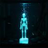Bubble Driven Fish Tank Decoration Movable Joints Luminous Skeleton  Aquarium Hobbyist