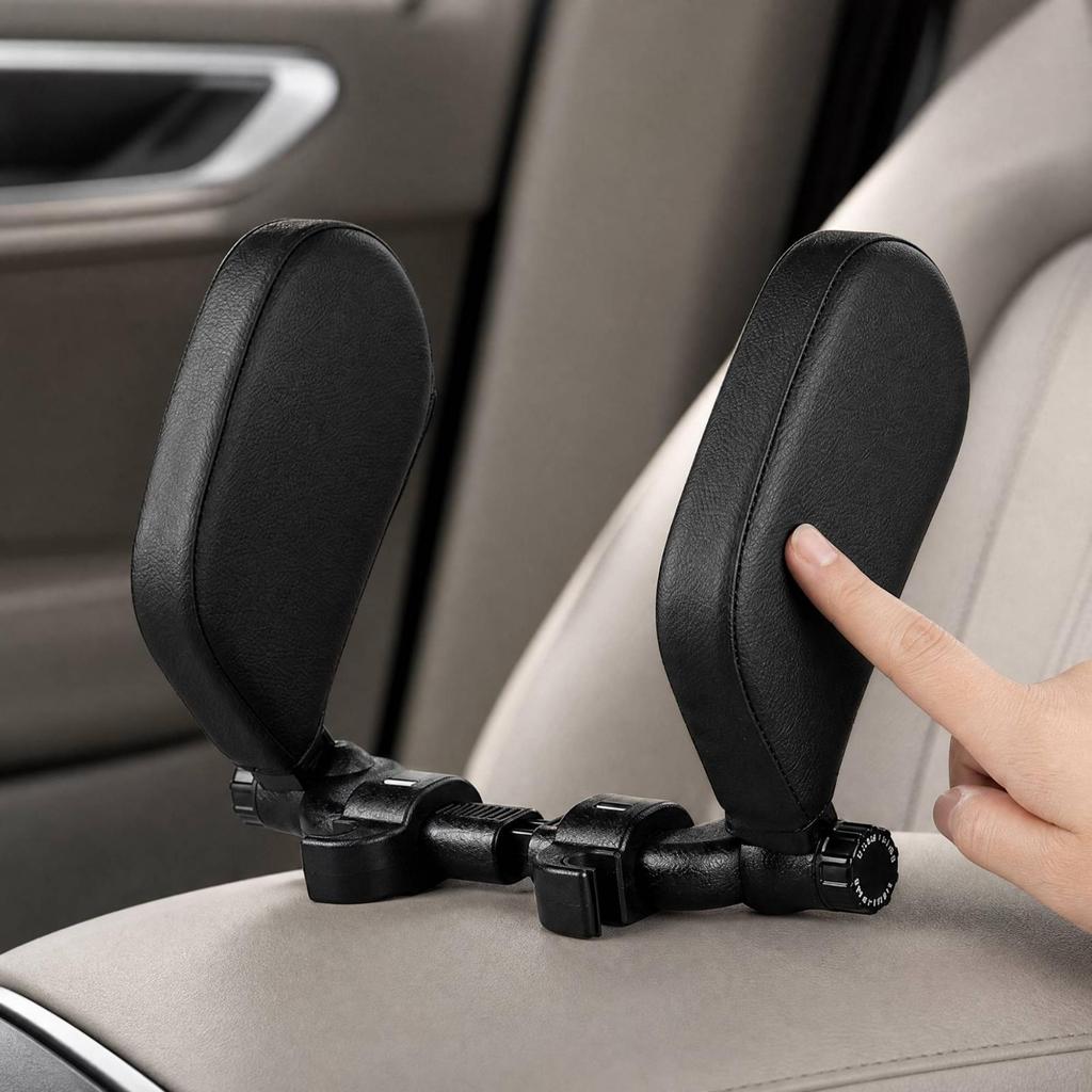 Neck Support Pillow Padded Headrest with Adjustable Bar Easy to Install for