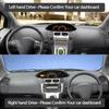 Anti-Slip Mat Dashboard Cover Pad Sunshade Dashmat Carpet Car Accessories 2007 2008 2009 for Toyota Yaris Vitz XP90 2006~2011 90