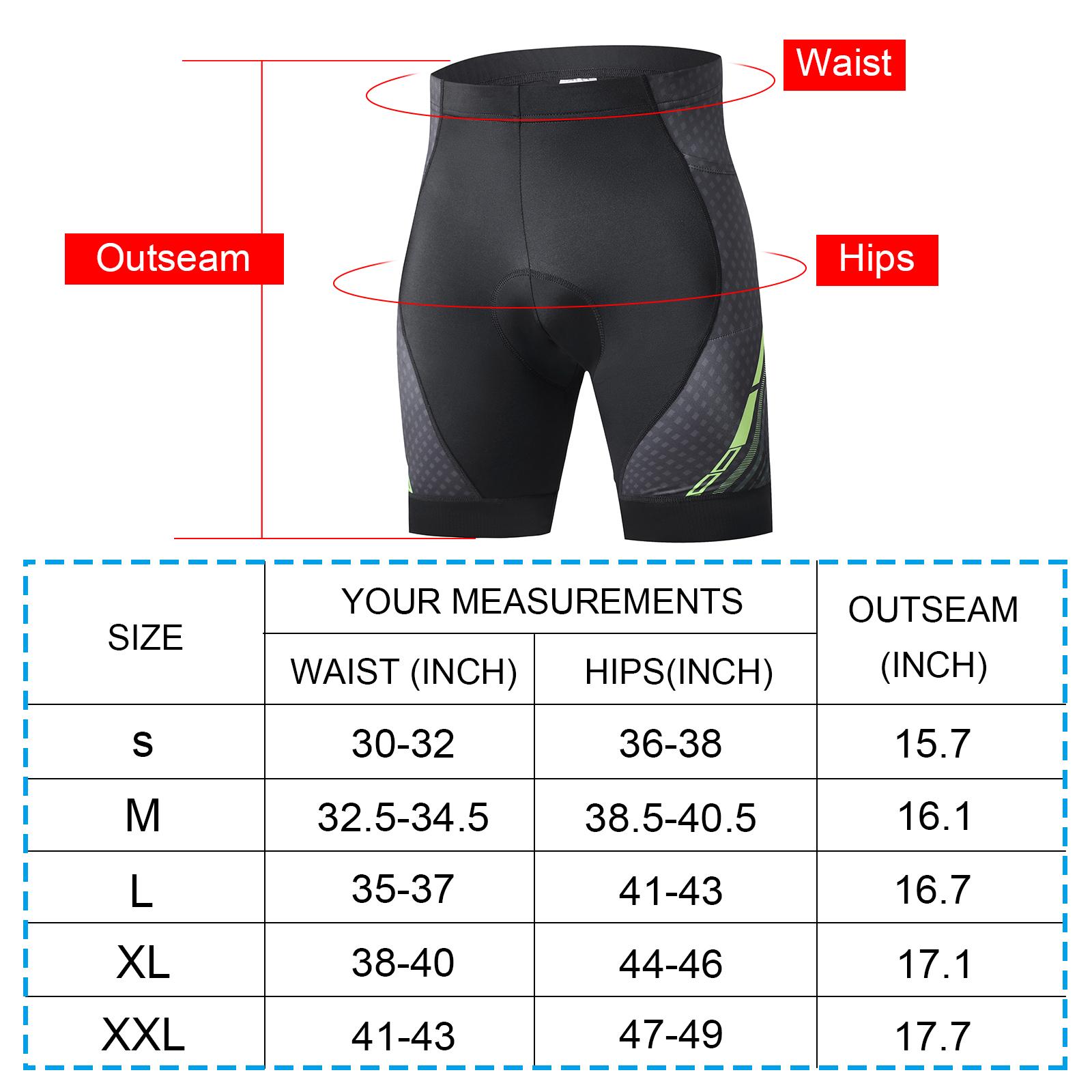 

Aeike Мужские велосипедные шорты Быстросохнущие дышащие велосипедные шорты с мягким наполнителем Колготки с карманом для гор