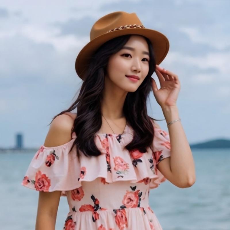 Crochet Hat Band for Women Men Vacation Theme Sun Hat Belt Adjustable for Ethnic Beach Straw Hat Decorative Accessories