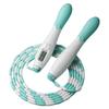 Beaded Jump Rope Plastic Segmented Jump Rope with Counter Soft Beaded Skipping Rope Adjustable Length for Kids Adults