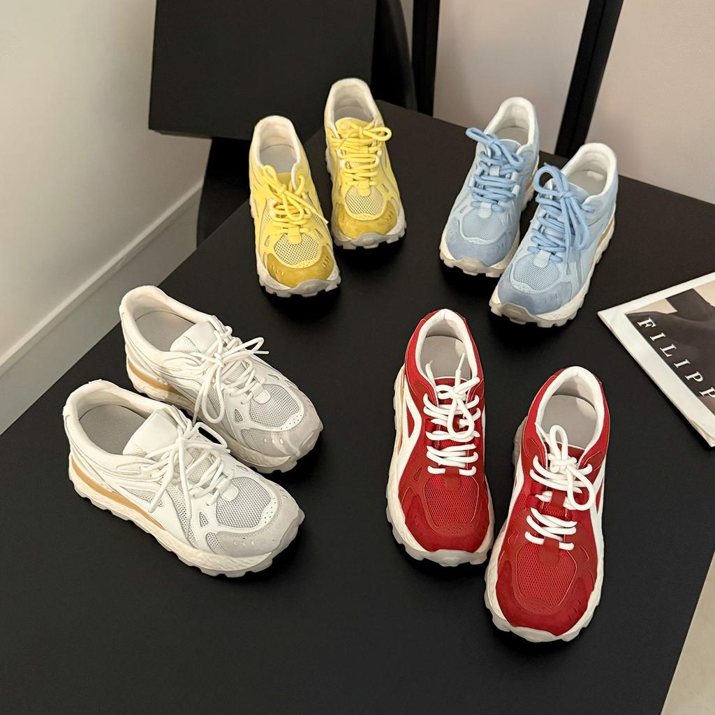 Fashion Spring and Summer Single Mesh Breathable De Training Shoes Women 2025 Summer New Forrest Gump Casual Sneakers Women's Shoes