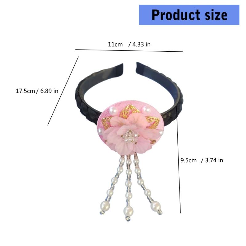 Fashionable Vibranting Korean Styles Shell Flower Hairband Portable Hair Decoration for Festivals and School Event