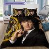 Sherlock Holmes Pattern Bedding Home Decoration Birthday Gift ( 1 Duvet Cover + 2 Pillowcase, Without Core),fan Merchandise.