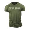 3D Printing Alpha Gym Fitness T-Shirt High Quality Polyester Casual Fashion Men's Short Sleeves Top Muscle Man Tough Guy T-Shirt