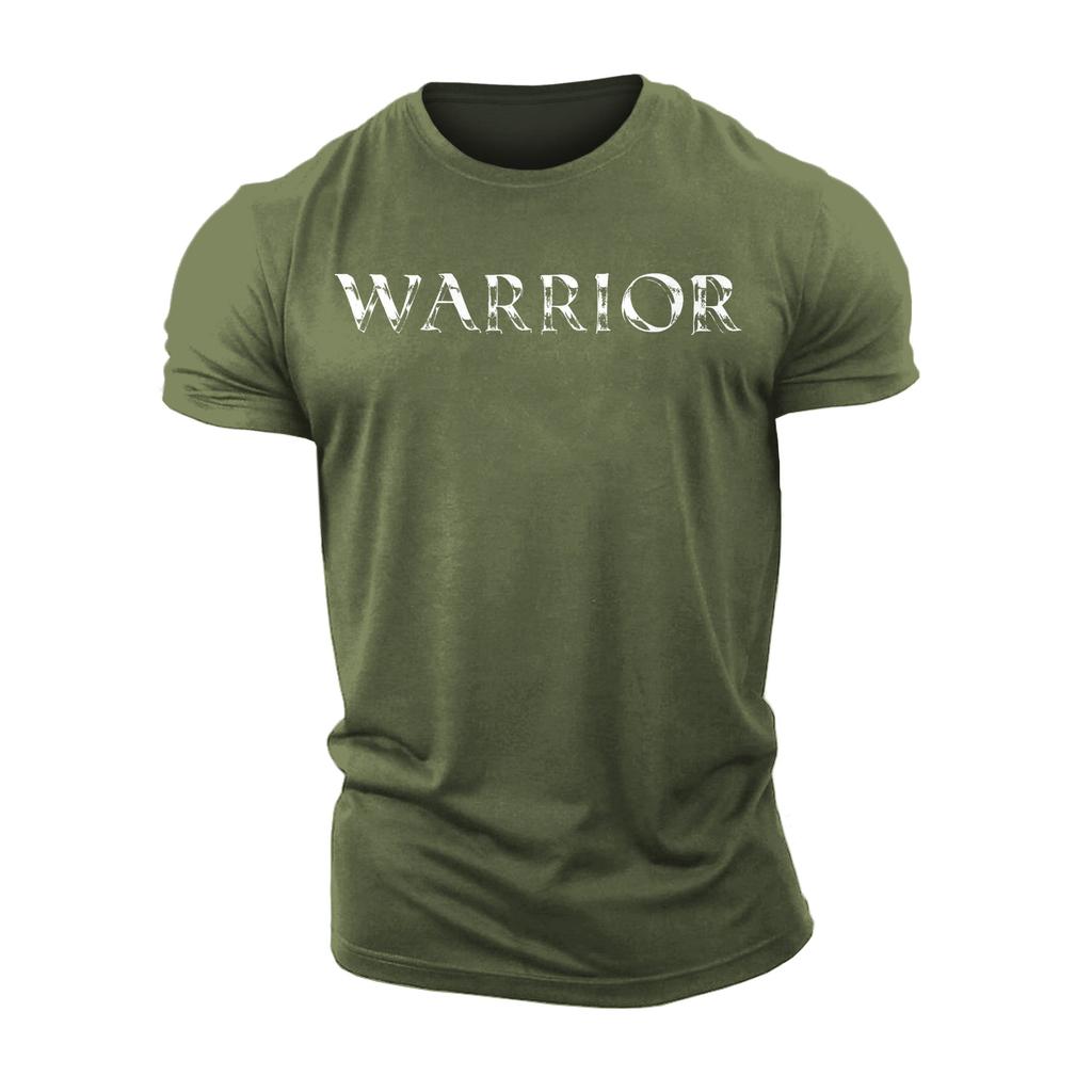 3D Printing Alpha Gym Fitness T-Shirt High Quality Polyester Casual Fashion Men's Short Sleeves Top Muscle Man Tough Guy T-Shirt