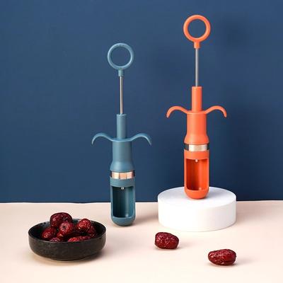 1Pc Stainless Steel Jujube Pitting Tool, Household Hawthorn Seed Pitting and Core Removal Tool