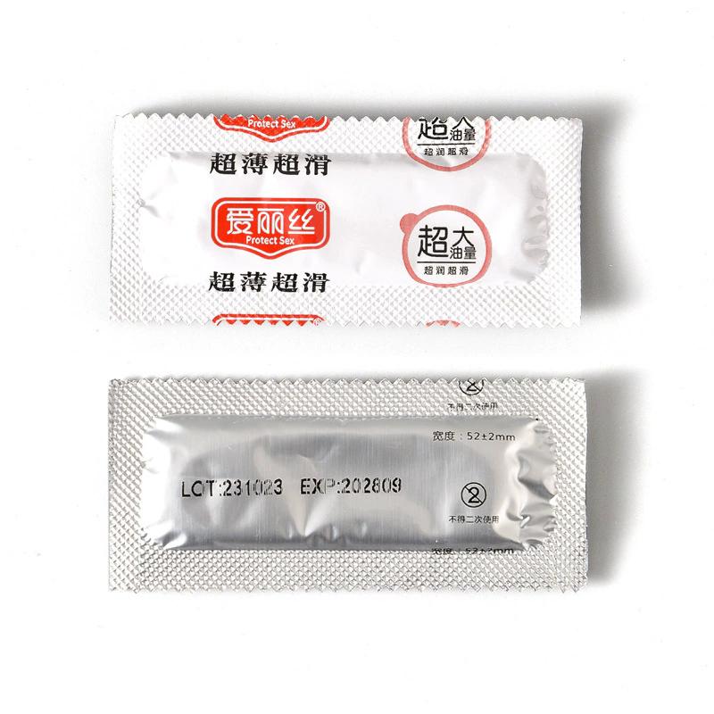 50 Τεμάχια/Παρτίδες Κοντόμ για Άνδρες με Γεύση Φρούτων Λείο Μανίκι Πέους Λεπτό Κοντόμ Προϊόντα Σεξ για Ενήλικες Ασφαλής Αντισύλληψη Σεξουαλικά Παιχνίδια