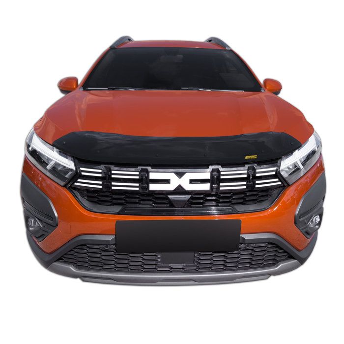 SCOUTT | Bra Capot Déflecteur Protection Pour Dacia Jimny Depuis 2021, Aérodynamique, Assemblage Facile, Aucun perçage requis