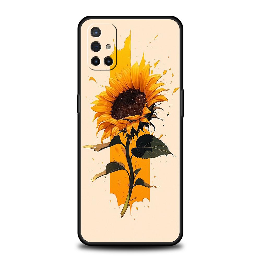 Sunflower Phone Case for Oneplus 11 10T Nord N100 N10 10 7 8 9 9R 7T 8T N200 CE 2 9RT Pro 5G Silicone Cover Shell Capas Bags TPU