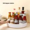 Non-Slip Turntable Storage Tray Multifunctional Rotating Cabinet Organizer Storage Tray  Kitchen