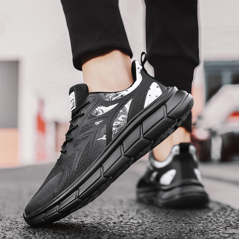 Men's Tennis Sports Running Shoes Young Male Students Walking Running Casual Sneakers Hiking Travel Footwear