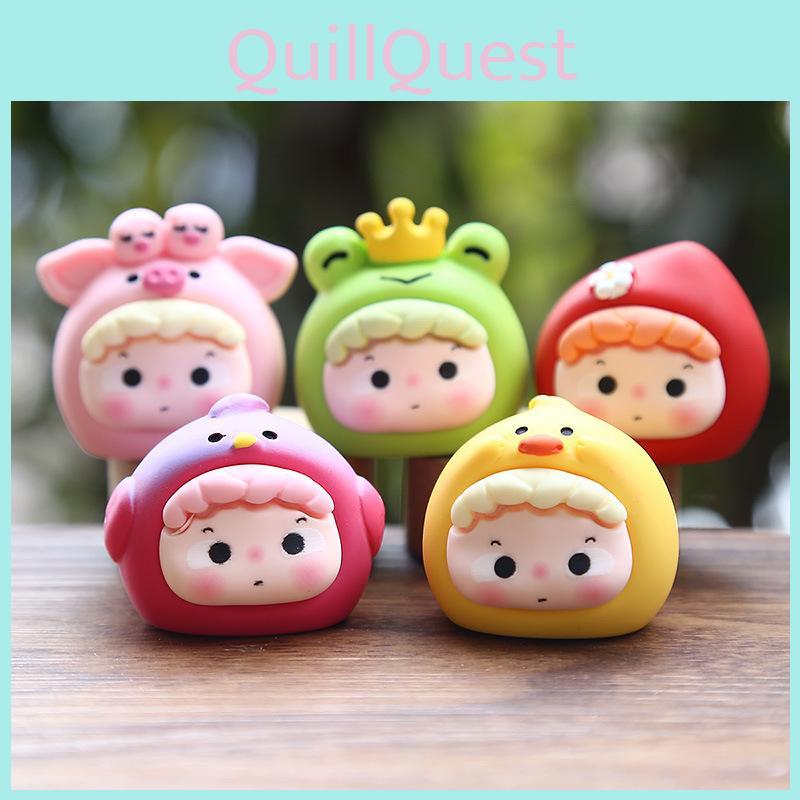 Forest Animal Girl Collectible Resin Random Box For Kids And Collectors