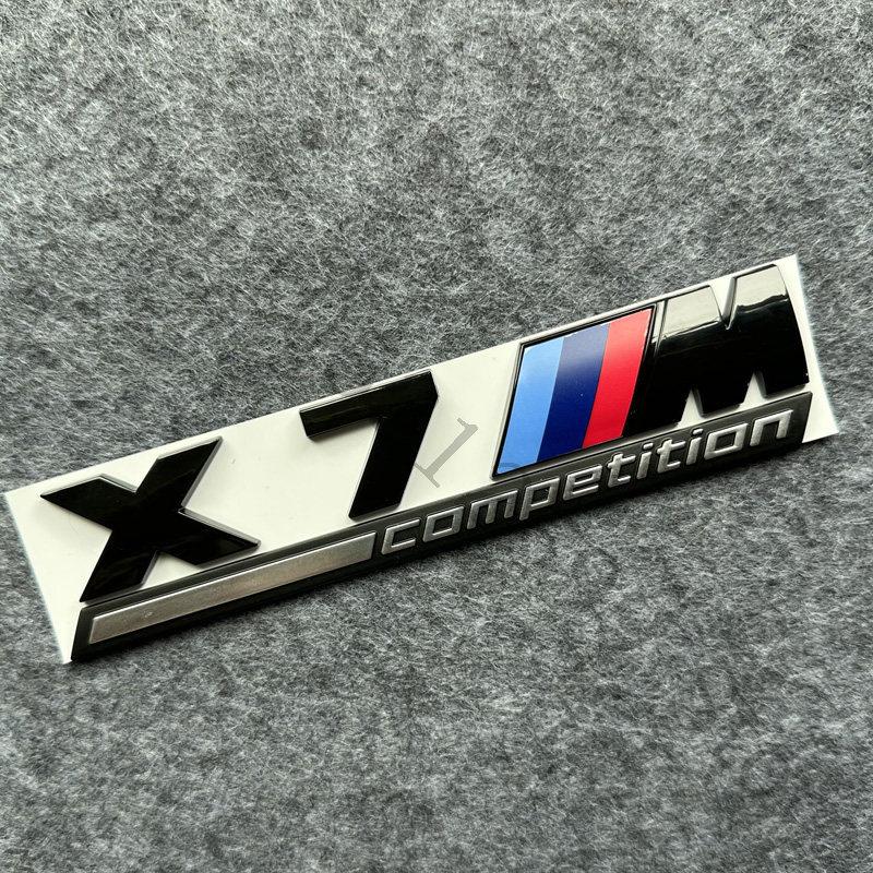 3D ABS Car Letters Logo Badge Sport Stickers Car Rear Trunk Emblem For BMW X1 X2 X3 X4 X5 X6 X7 M1 M2 M3 M4 M5 M6 M7 Competition