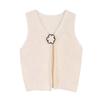 European & American Sexy V-Neck Camisole: French Hollow Sleeveless Vest Cardigan for Spring/Summer