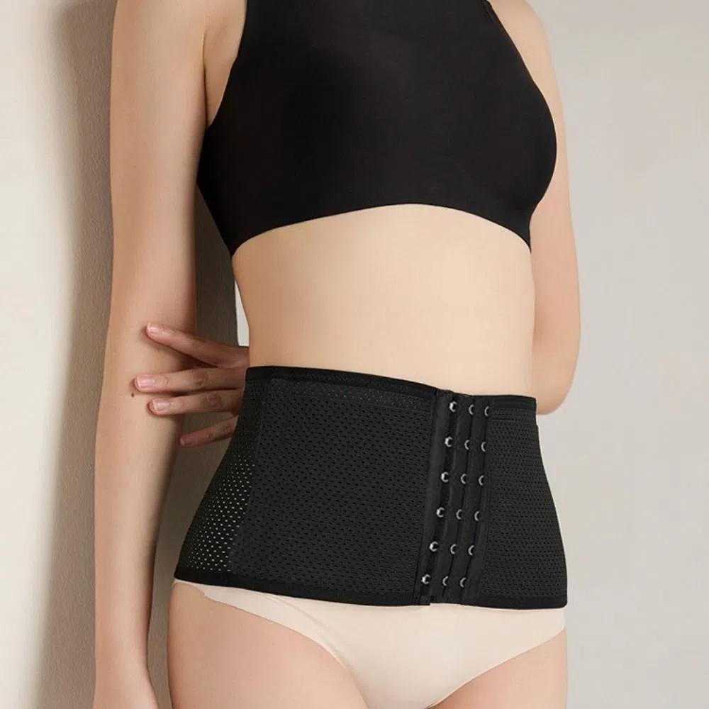 Thin Short Waist Belt Hollow Waist Trainer Breathable Tummy Control Shapewear  Summer
