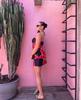 Robe Bodycon Florale Décolleté Bardot Été 2025 pour Femmes
