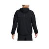 Nike Solid Color Hooded Long-sleeve Zip-up Jacket