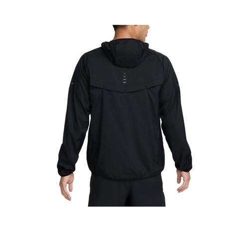 Nike Solid Color Hooded Long-sleeve Zip-up Jacket