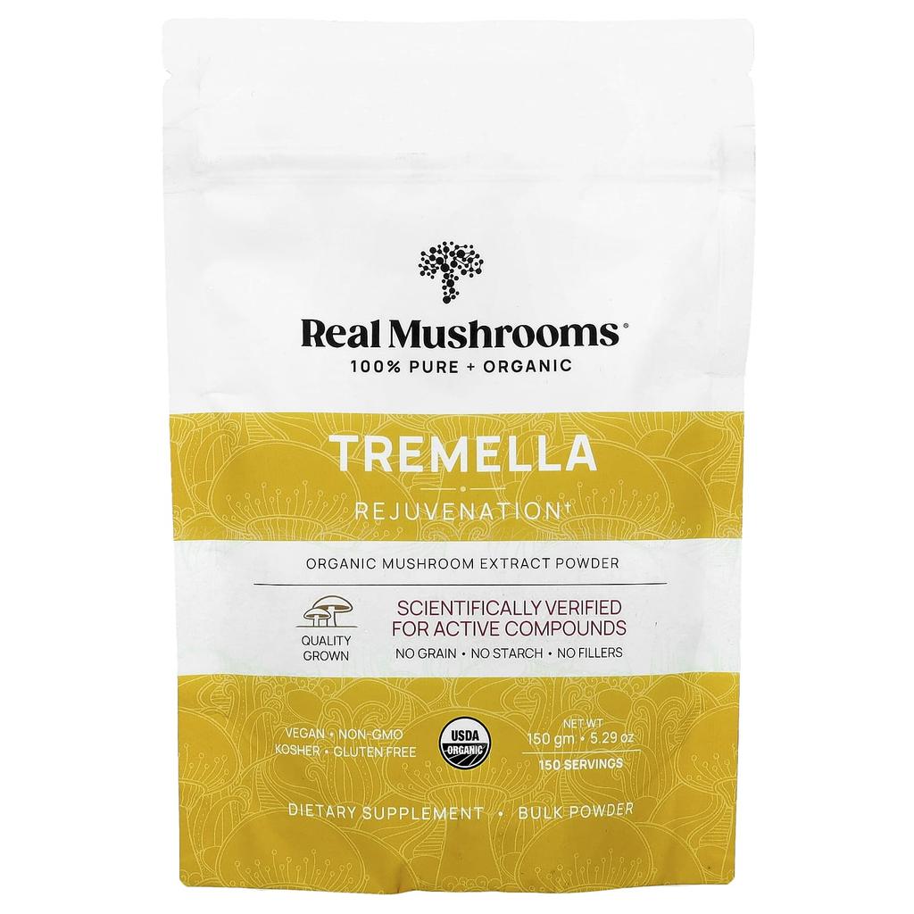 Tremella, Organic Mushroom Extract Powder, 150G(5.29Oz)