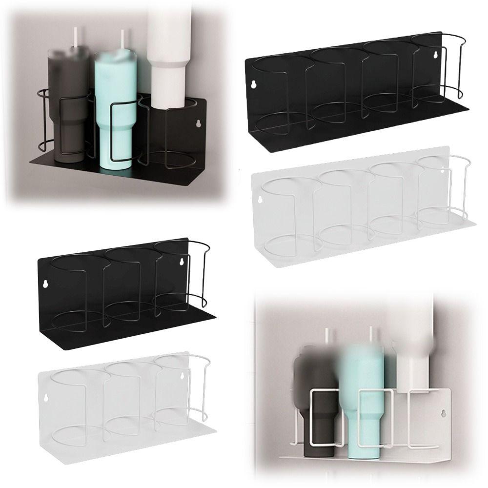Magnetic Mount Tumbler Holder 3/4 Slot Fridge Storage Holder Cup Organizer  for Stanley Cups