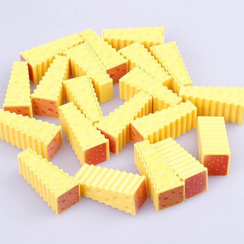 Mouse Cheese Stack Tower Stacking Toy For Kids With Visual And Handeye Coordination Development