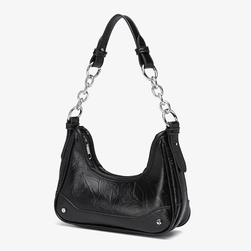 Underarm Bag for Women New Trend This Year High-End Niche Chain Fashion Commuter Crossbody Baguette Bag