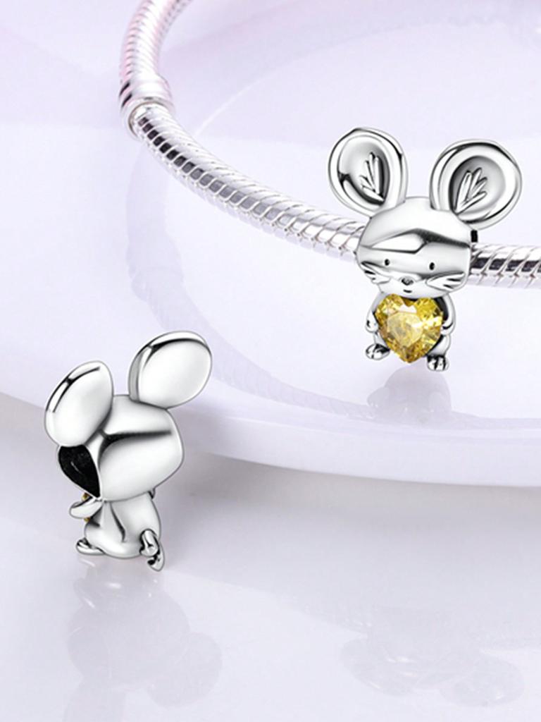 Charms Plata Lovable Kittens And Puppies Beads Charm Copper Plated Fit Charms Original Bracelet For Jewelry Making Diy Charm
