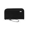Travel Passport Holder Wallet RFID Blocking Document Organizer Zippered Security Case Wrist Strap for Cards Cash and Important Papers