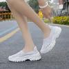 Summer Moccasin Pink Beach Walking Shoes Women Multicolor Casual Weave Slip on Braided Elevator Sneakers Plus Size