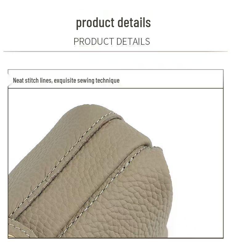 Multifunctional Genuine Leather Makeup & Mobile Clutch – New Style Cowhide Travel Toiletries Bag
