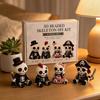 3D Beaded Skeleton DIY Kit 4-Piece Set Create Unique Skeleton Figures with Beads and Wire Frame Includes Instructions for Crafting and Display