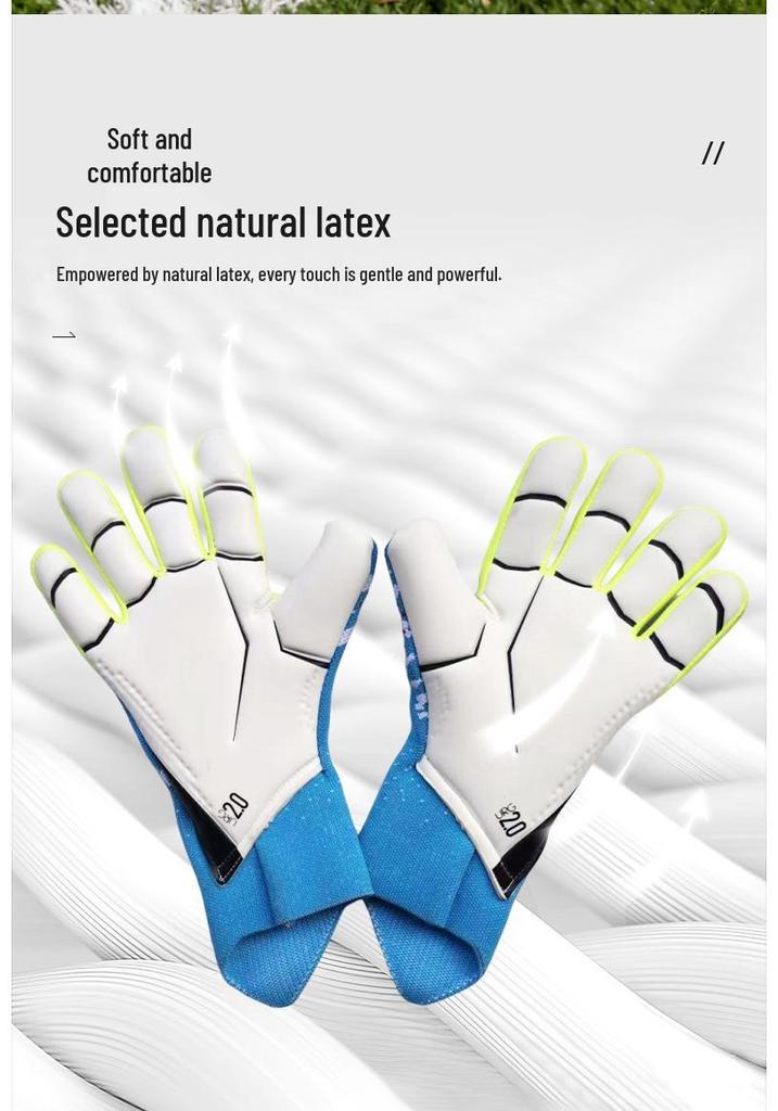 2026 World Cup Breathable Wear-Resistant Goalkeeper Gloves - Anti-Slip, Thickened Football Design