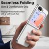 Pink Bowknots Print Case For Samsung Galaxy Z FlIP 7 FE 6 5 Z Flip7 Flip6 Flip5 Luxury Plating PC+PU Leather Hybrid Folding Phone Cover